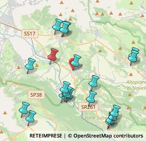 Mappa Via Colle, 67028 San Demetrio Ne' Vestini AQ, Italia (5.0535)