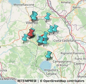 Mappa Strada Pisciarella, 01037 Ronciglione VT, Italia (10.7475)