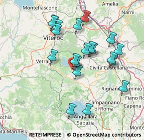 Mappa Strada Pisciarella, 01037 Ronciglione VT, Italia (14.888)