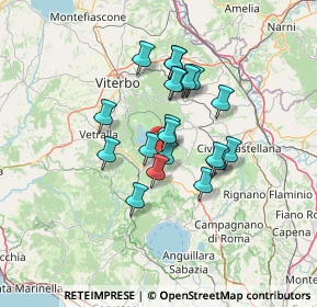 Mappa Strada Pisciarella, 01037 Ronciglione VT, Italia (10.788)