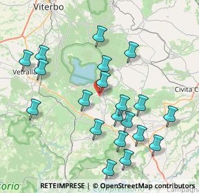 Mappa Strada Pisciarella, 01037 Ronciglione VT, Italia (8.681)