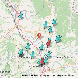Mappa Via Sabina Nord Km5 02044 13, 02044 Forano RI, Italia (9.6675)
