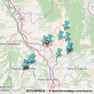 Mappa Via Sabina Nord Km5 02044 13, 02044 Forano RI, Italia (7.98429)