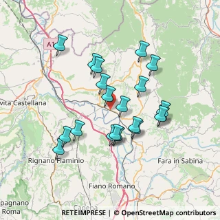 Mappa Via Sabina Nord Km5 02044 13, 02044 Forano RI, Italia (6.9325)