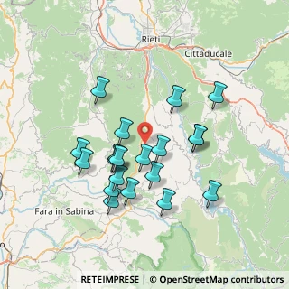 Mappa Via ricciari, 02030 Torricella in Sabina RI, Italia (6.9615)