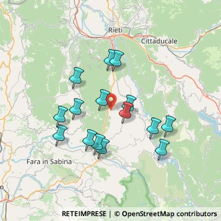 Mappa Via ricciari, 02030 Torricella in Sabina RI, Italia (7.144)