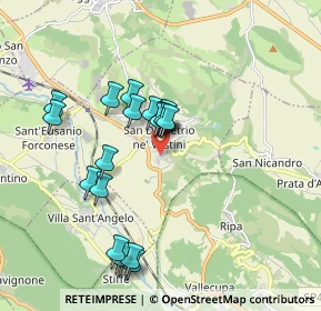 Mappa Via Collarano, 67028 San Demetrio Ne' Vestini AQ, Italia (1.7895)