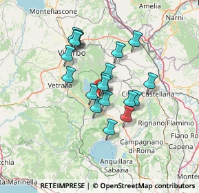 Mappa Via delle Vigne, 01037 Ronciglione VT, Italia (11.19947)