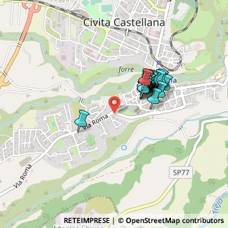 Mappa Via Archimede, 01033 Civita Castellana VT, Italia (0.377)