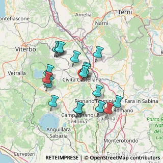 Mappa Via Archimede, 01033 Civita Castellana VT, Italia (13.413)