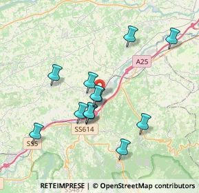 Mappa Piazza Mahatma Gandhi, 65020 Alanno PE, Italia (3.63167)