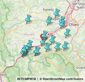 Mappa Piazza Mahatma Gandhi, 65020 Alanno PE, Italia (7.1545)