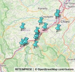 Mappa Piazza Mahatma Gandhi, 65020 Alanno PE, Italia (6.24462)