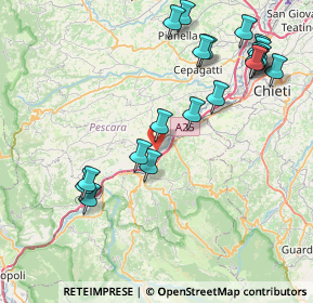 Mappa Piazza Mahatma Gandhi, 65020 Alanno PE, Italia (9.751)