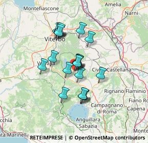 Mappa Via Fratelli Rosselli, 01037 Ronciglione VT, Italia (10.8955)