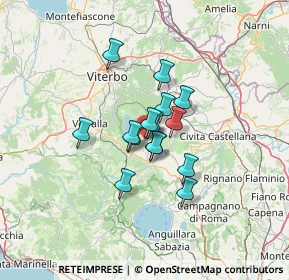 Mappa Via Fratelli Rosselli, 01037 Ronciglione VT, Italia (8.77067)