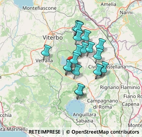 Mappa Via Fratelli Rosselli, 01037 Ronciglione VT, Italia (10.467)