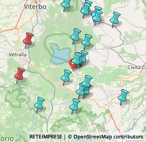 Mappa Via Fratelli Rosselli, 01037 Ronciglione VT, Italia (8.481)