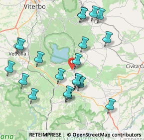 Mappa Via Fratelli Rosselli, 01037 Ronciglione VT, Italia (8.947)