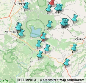 Mappa Via Fratelli Rosselli, 01037 Ronciglione VT, Italia (9.3525)