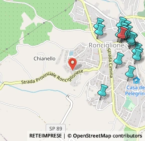 Mappa Via Fratelli Rosselli, 01037 Ronciglione VT, Italia (0.7805)