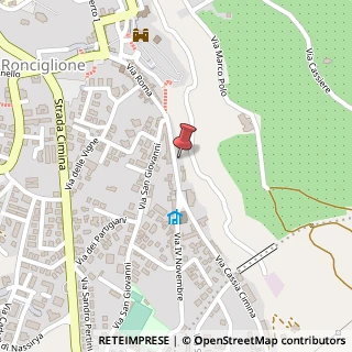 Mappa Viale Giuseppe Garibaldi, 45/A, 01037 Ronciglione, Viterbo (Lazio)