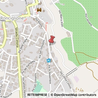 Mappa Viale Giuseppe Garibaldi, 41, 01037 Ronciglione, Viterbo (Lazio)