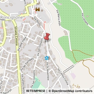Mappa Viale Giuseppe Garibaldi, 58, 01037 Ronciglione, Viterbo (Lazio)