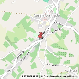 Mappa Via Maiella, 2, 66012 Casalincontrada, Chieti (Abruzzo)