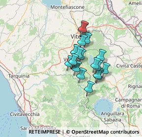 Mappa 01010 Villa San Giovanni in Tuscia VT, Italia (8.65)