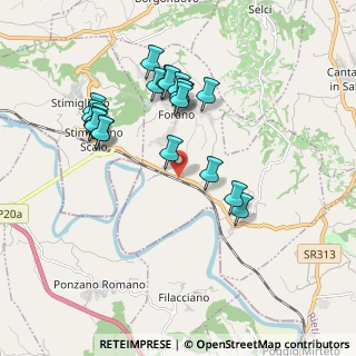 Mappa SS Sabina, 02044 Forano RI (1.9235)