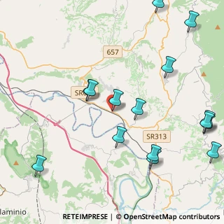 Mappa SS Sabina, 02044 Forano RI (5.52733)