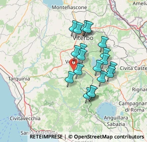 Mappa Via Battisti, 01010 Villa San Giovanni in Tuscia VT, Italia (12.2395)