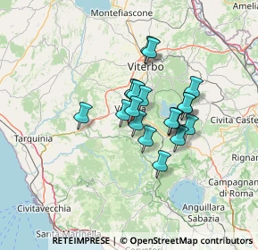 Mappa Via Battisti, 01010 Villa San Giovanni in Tuscia VT, Italia (9.632)