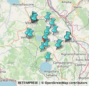 Mappa Località Mattatoio, 01037 Ronciglione VT, Italia (12.4495)