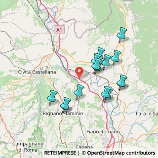 Mappa Autostrada del Sole, 00060 Civita Castellana VT, Italia (7.354)