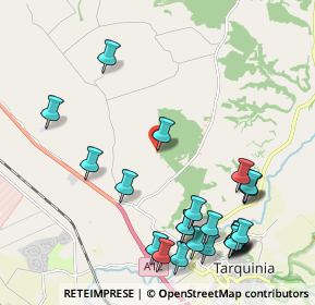 Mappa Strada Bandita del Casalnuovo, 01016 Tarquinia VT, Italia (2.696)