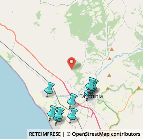 Mappa Strada Bandita del Casalnuovo, 01016 Tarquinia VT, Italia (4.70167)