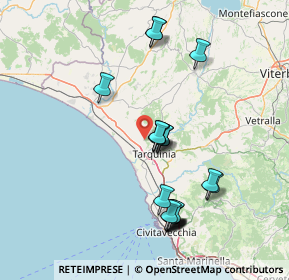 Mappa Strada Bandita del Casalnuovo, 01016 Tarquinia VT, Italia (16.0945)