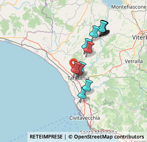 Mappa Strada Bandita del Casalnuovo, 01016 Tarquinia VT, Italia (13.21571)