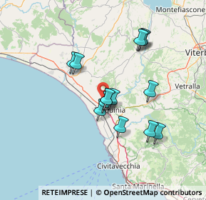 Mappa Strada Bandita del Casalnuovo, 01016 Tarquinia VT, Italia (12.36071)