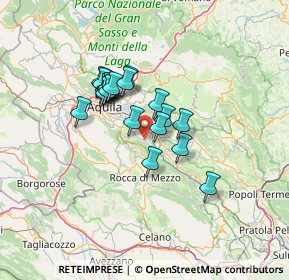 Mappa Via Piè di Colle s.n.c. Fraz, 67020 Sant'Eusanio Forconese AQ, Italia (10.55)