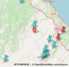 Mappa Località Piane di Maggio, 66026 Ortona CH, Italia (6.32769)