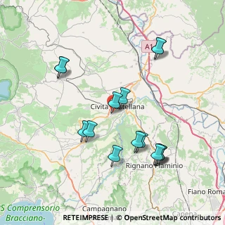 Mappa Via dei Veienti, 01033 Civita Castellana VT, Italia (8.36133)
