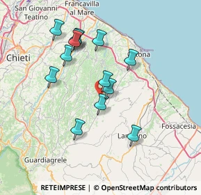 Mappa San Polo, 66014 Crecchio CH, Italia (6.95308)