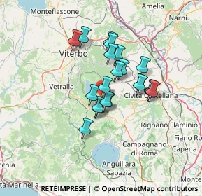 Mappa Via Caduti di Nassiriya, 01037 Ronciglione VT, Italia (10.542)