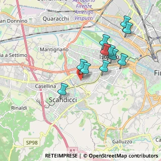 Mappa Centro commerciale Ponte a Greve, 50143 Firenze FI, Italia (1.79455)