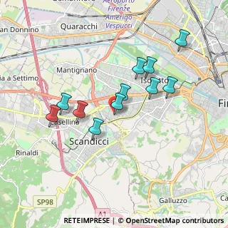 Mappa Centro commerciale Ponte a Greve, 50143 Firenze FI, Italia (1.66273)