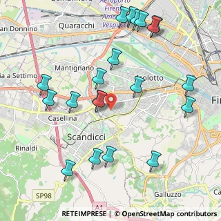 Mappa Centro commerciale Ponte a Greve, 50143 Firenze FI, Italia (2.4435)