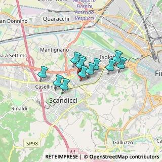 Mappa Centro commerciale Ponte a Greve, 50143 Firenze FI, Italia (1.12833)
